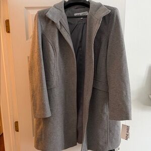 Nine West Women's Classic Gray Trench Coat